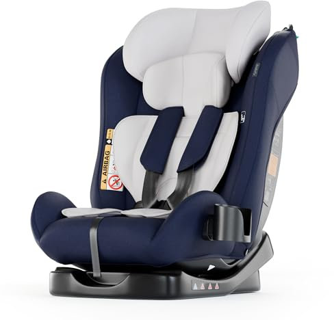 Babify Silla Coche Bebe, Sillita Coche grupo 0 1 2 3 para Niños de 40-150 cm, Asiento de Coche de Viaje Ajustable 3 en 1, Asiento de Coche Portátil Cómodo y Duradero para Bebés y Niños