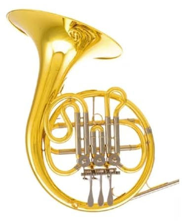 Waldhorn Musikinstrumente Waldhorn B Dur Stimmung Vier Tasten Einreihig Professionelles Blechblasinstrument(C 725)