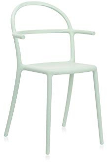 Kartell Generic C Armlehnstuhl, Plastik, Grün, 52 x 83.5 x 51 cm