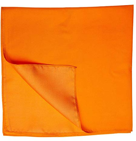 Tinitex Nickituch Seidentuch orange Twillseide 53x53cm