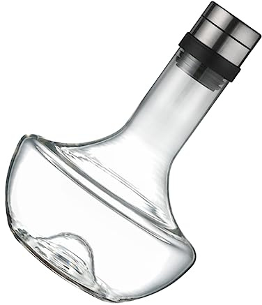 Cabilock 1pièce Décanteur à Vin Verre Carafe à Brandy Rapide Avec Design Courbé Pour Déguster Le Vin à Domicile Fêtes Et Bars