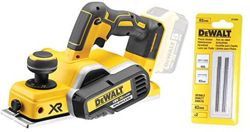 DEWALT DCP580N 18 V XR Li-ion Brushless Cordless Planer-Yellow, 18 W & DT3905-QZ DT3905-QZ-Hoja Reversible para usar con DW677, DW678K, DW678EK y DW680K