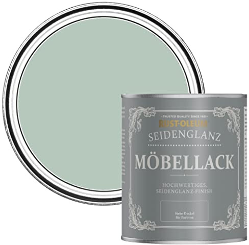 Rust-Oleum Peinture Verte pour Meubles, Finition Satinée - Vert d'eau 750ml