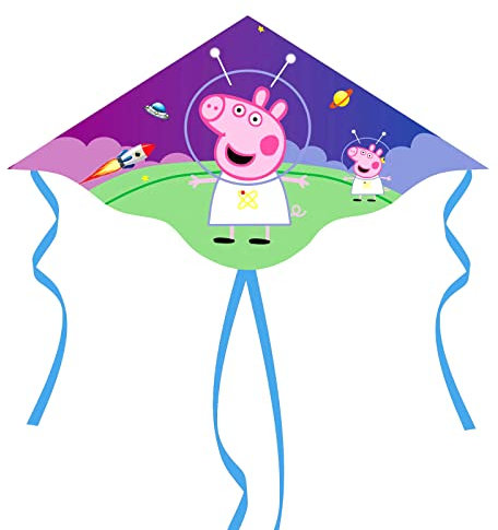 Kinder Drachen, kinderdrachen mit Anime Motiv, Flugdrachen für Beach Trip Outdoor Games (F)