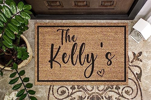 Active Window Films Custom Doormat Personalised Door Mat - Customised door Rug - Housewarming Gift - New Home Gift - House Gift - Unique Friend Present (D1)