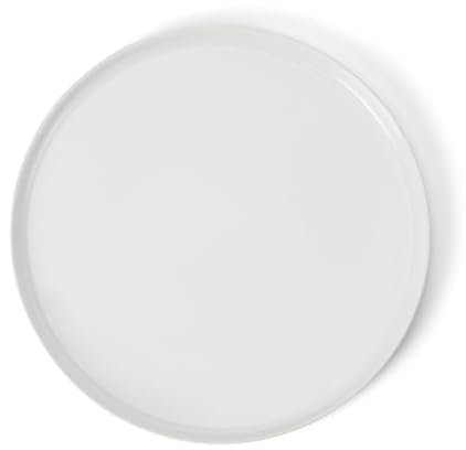 Berndorf 26cm White Porcelain Dinner Plates Set of 2 - Elegant White Dinner Plates for Dining - Compatible with Side Plates