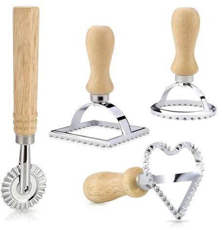 Ravioli Ausstecher Former, 4 Stück Ravioli Ausstecher Set