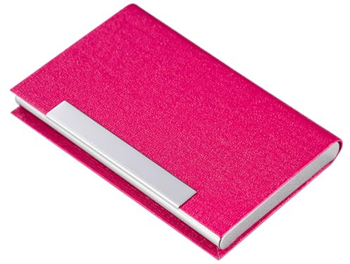 sundee Visitenkartenetui, professionelles Kartenetui aus Metall für Damen und Herren, schmal, Namensausweis, Kreditkartenhalter mit magnetischem, tragbarem, stilvollem Portemonnaie für soziale Zwecke,