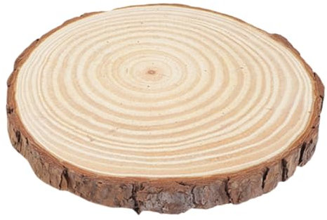 POPETPOP Dekorative Holz-trittplatten Garten Gehweg Steine Laufsteine Outdoor Rasendeko Natürliche Stepping Stones Für Garten Und Rasen Wege