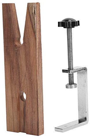 Pinza de banco para joyeros - Accesorios de madera para bancos de trabajo para la fabricación de joyas - Construcción duradera de hierro y madera