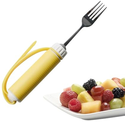 Spoon Spoon Spoon Spoon Spoon, Silverware de agarre fácil - CUCHORES DE CUCHADORES ANTERILLES ADAPTIMIENTO,Equipo de asistencia para discapacitados portátiles para temblores manuales debilidad muscula