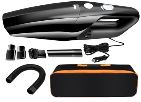 CGACCSD Aspirateur Main sans Fil - Aspirateur Voiture Rechargeable - Souffleur d'air Portable pour Intérieur Auto, Cuisine et Bureau