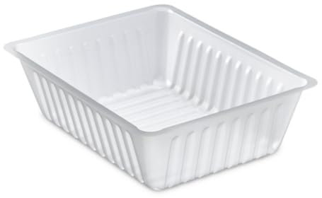 D-Work 1500 Barquettes Charcutières 500cc - 14,3x11,1x4,9 cm - Plastique Transparent Alimentaire - Idéales pour Frites, Viandes et Aliments Frais - Emballage Pro Fraîcheur