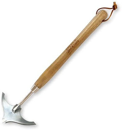 Spear & Jackson 4584SWH Flügelhacke mit kurzem Griff – Präzises Unkrautwerkzeug aus rostfreiem Stahl für Enge Bereiche, Terrassen & Kies – ideal zum Durchtrennen von Unkrautwurzeln