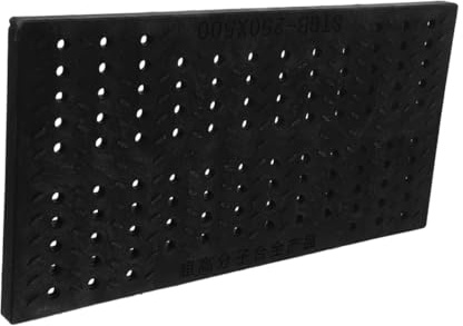 Plastic Drain Grate Panel for Outdoor Drainage, Black Round Hole | Anti-slip Surface, Debris Filtration, Suited to Areas Prone to Water Accumulation