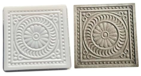 Stampo per Cemento Riutilizzabile 32x32x6 Cm, Plastico