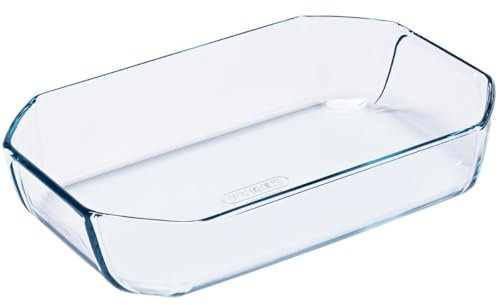 Pyrex Inspiration Fuentes para Horno, Acero Inoxidable, 27 x 18 cm, Transparente