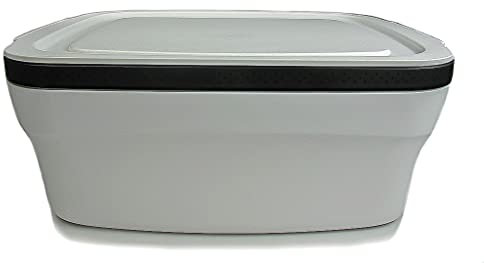 Tupperware BrotMax 2 31082, contenitore per pane, colore: bianco/nero