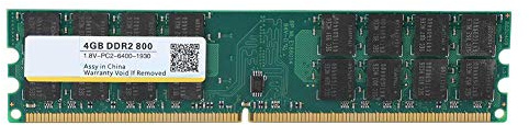 ASHATA 4GB DDR2 800MHz RAM, PC2-6400 240Pin Memoria RAM para Computadora de Escritorio, Módulo de Memoria de Alto Rendimiento para System