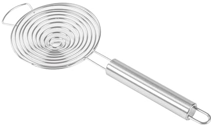 Restaurantware Met Lux 10.2 Inch x 3.5 Inch x 2 Inch Egg Separator 1 Spiral Egg White Separator - With Hanging Hole Dishwasher-Safe Stainless Steel Egg Yolk Separator For Kitchen