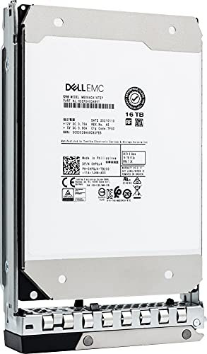 Dell EMC 16TB 512e SATA 6Gb/s 7200RPM 3.5-Inch Enterprise HDD 14G Drive Kit — 400-BHFM (D2P1C) | Compatible in R640, R740XD, R740, R440, R540 PowerEdge Server