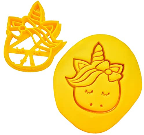 T3D Cookie Cutters Unicorn Cookie Cutter, Suitable for Cakes Biscuit and Fondant Cookie Mold for Homemade Treats
