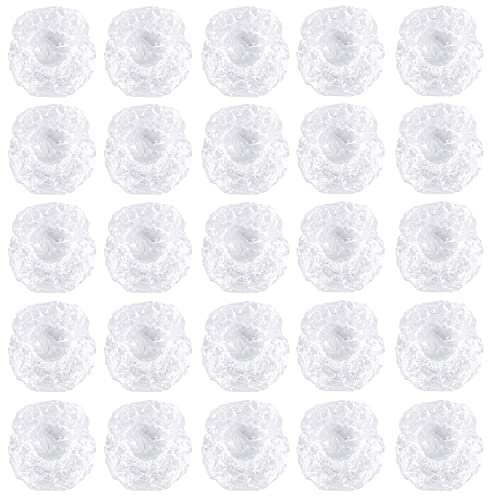 NITAIUN 200 Pezzi Trasparente Monouso Doccia Cuffie Orecchio Paraorecchie Protettive Impermeabili Copertura dell'Orecchio per Capelli Doccia Bagno Spa Balneazione (Trasparente)