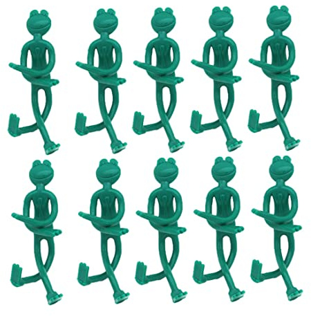 Plant Cable Ties Tree Decorative Ties Frog Style Bendable Garden Ties for Plants Support Gardening Supplies Tree Plant Ties Garden Plant Ties Decorative Plant Tie 10pcs.