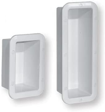 Nicchia per doccetta o estintore in ABS Bianco - Accessori per Gommone Barca Kayak Canoa(B - Estintore)