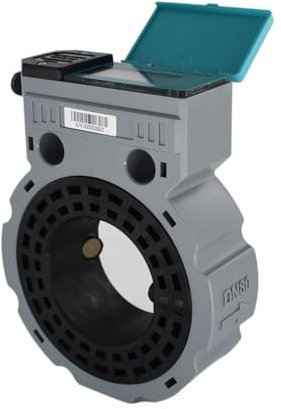 CIRONI Batteriebetriebener Wasserzähler, DN50 DN65 DN80 DN100 DN150 mm RS485 Digitaler Wasserdurchflussmesser IP68 Sandwich-Typ (Size : DN80)