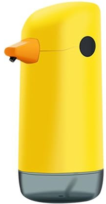 Dispenser automatico di sapone 220ml Dispenser di sapone Cartoon Duck Design Ricaricabile a batteria Memoria regolabile ABS Induzione automatica Disinfettante per le mani Dispenser di sapone per le