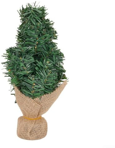 Kleiner Schreibtisch-Weihnachtsbaum mit festlichem Ornament, Mini-Tisch-Weihnachtsbaum zur Dekoration (30 cm)