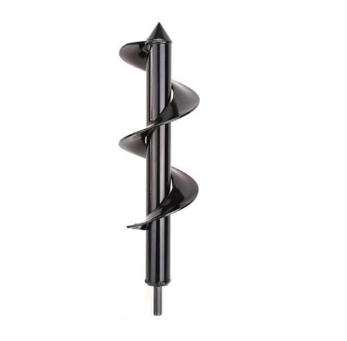 1Pcs Garden Planter Spiral Auger Drill Bit Flower Bulb Hex Shaft Yard Bedding Planting Post Hole Digger Tools(9CMx40CM)