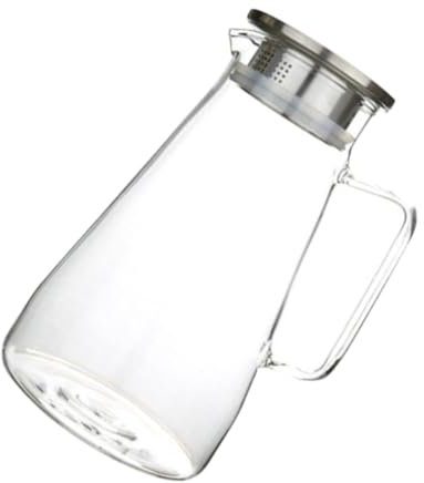 OKUMEYR Caraffa Per Fredda Tanica Trasparente Per Succo e Tè Contenitore Pratico e Resistente Perfetta Per Bevande Fatte Casa