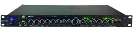Qerwsdty Professionelle Sound-Peripheriegeräte, Stereo, Digitaler Nachhall, Multieffekt, Prozessor, Audioprozessor, EU-Stecker