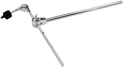 Abaodam Soporte Ajustable para Platillos de Batería de Aleación de Zinc Plata, Resistente y Pesado, Adecuado para Músicos Profesionales y Presentaciones en Directo