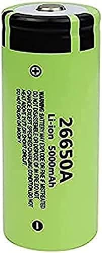 Batería De Iones De Litio De 3,7 V 5000mah 26650a, Recargable para Controlador De Luz De Emergencia LED De Baliza Exterior,4 Habitaciones