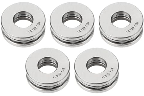 KooingTech 5 Stück 51201 Axialkugellager, Axialkugeldrucklager, Druckkugellager Für Industrieproduktion Landmaschine Ingenieurbau