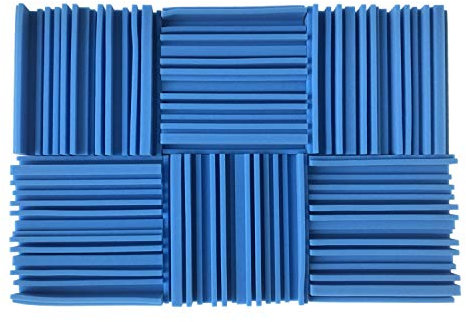 Pannelli acustici in schiuma ad alta densità per la riduzione del rumore in studi, casa e teatro, opzioni 6 pezzi/12 pezzi