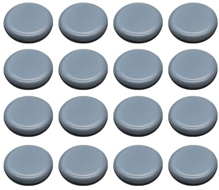 16 Patins Glissants PTFE Téflon pour Meubles Lourds et Chaises Ronds 30 mm Auto Adhésifs Protege Pied de Table Cale Meuble Sol Lisse Parquet Carrelage Réduction Bruit