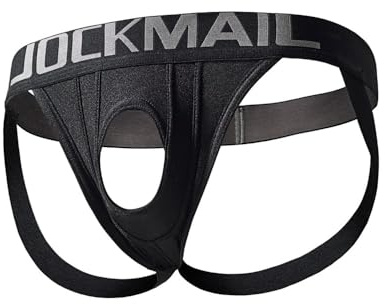 JOCKMAIL Herren Jockstrap Sexy Unterwäsche mit Cut Out Design Low Rise Figurformend Atmungsaktiv Elastisch