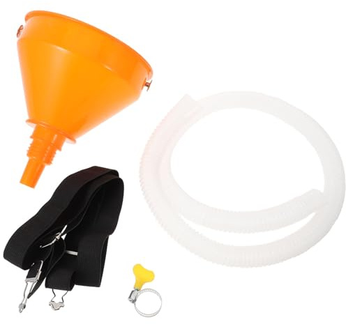 GLEAVI 1 Entonnoir flexible pour chauffe-eau, outil de nettoyage et d'entretien, tuyau de vidange et raccords de plomberie pour radiateur.