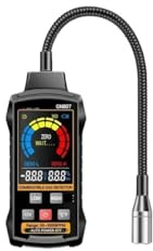 Detector de Gas, Detector de Gas Combustible GN807, Alarma Fugas Natural, carbón, comprobador PPM LEL, Dispositivo detección GLP, Prueba Audible para el Trabajo, el hogar