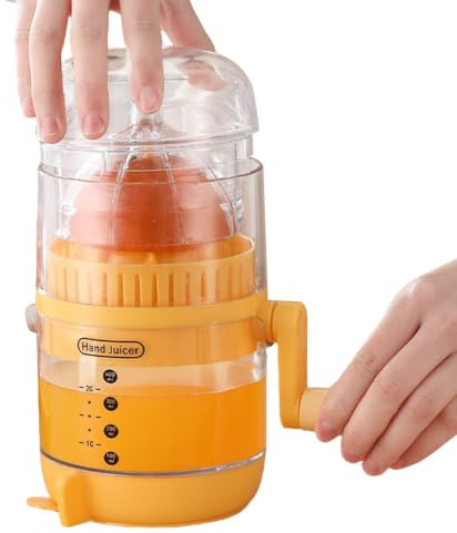Hand Juicepress | Limepress Juicer med Måttkopp | Matlagning Resemobisk Bärbar Hemma Utomhus Frukt Grädde Mat | Utomhus Bakning Camping Picknick Hemma Bartender