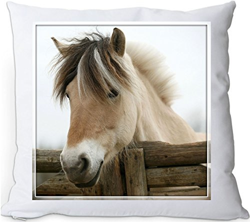 Nanyuk +++ Fjord Fjordpferd Norweger Pferd - Kuschelkissen/Kissen | Pillow/Dekokissen - FJO 40
