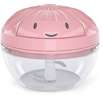 UIOK Tritatutto Manuale, Trita Verdure Manuale con Tirante a Corda,Trita Verdure Manuale Tritatutto Multifunzionale Mini Tagliaverdure Manuale per Tagliare Cipolla, Insalata, Noci (S-200ml)