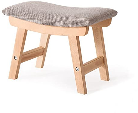 XJHOME Holz Hocker Sitzhocker, Schemel, Tritthocker Holzsitzhocker minimalistische Loft Massives Holzhaus Dekor Classic Room Dekorationen Komfortables sitzen Starke Beine Holzhocker für Küchenzähler