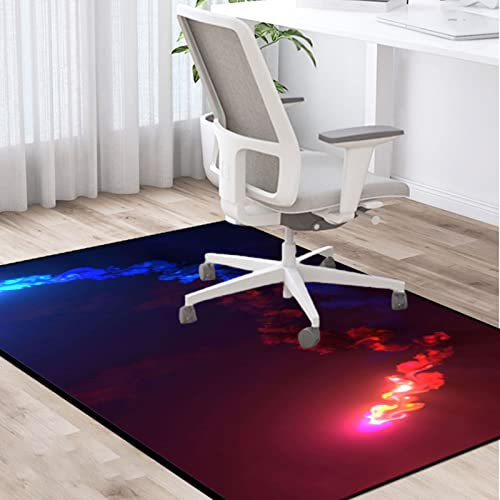 HAXA Bodenschutzmatte Gaming Bürostuhl Stuhlmatten Schreibtischstuhl Unterlage Teppich Stuhlunterlage für Parkett Dekoriere Dein Büro,Wohnzimmer,Schlafzimmer usw 70 * 100CM
