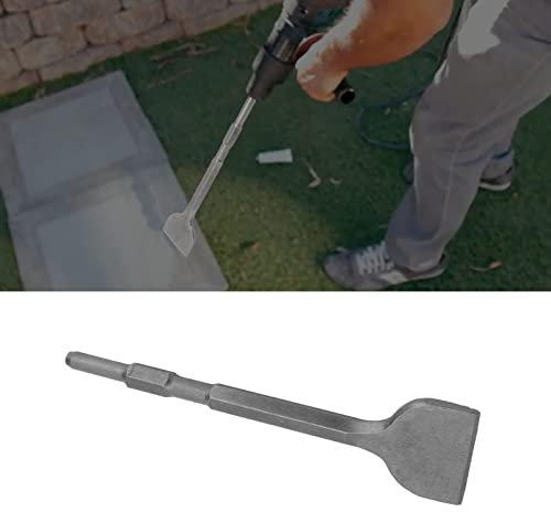 Scalpello per Martello Perforatore con Codolo Esagonale Scalpello per Rimozione Piastrelle Scalpello per Muratura per Trapano a Percussione(Piatto largo)