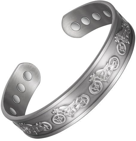 Magnetfeldtherapie-Arthritis-Armband aus reinem Kupfer für Männer, lindert wirksam Arthritis und Karpaltunnelschmerzen. Die Magnetfeldtherapie hat einen leichten Einfluss auf die Lymphdrainage (M